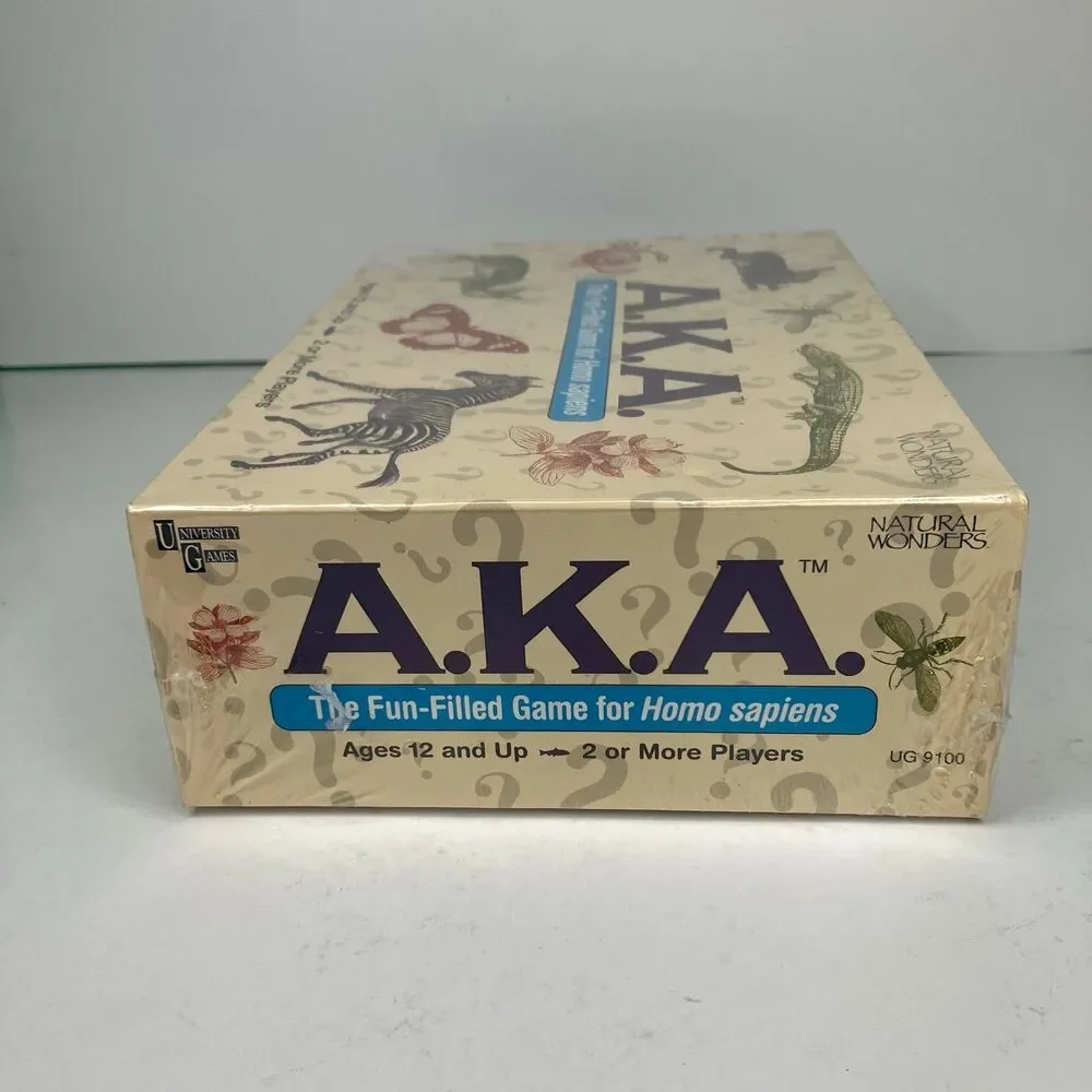 A.K.A Fun-filled Board Nature Game for Homo Sapiens 1994 University Games New